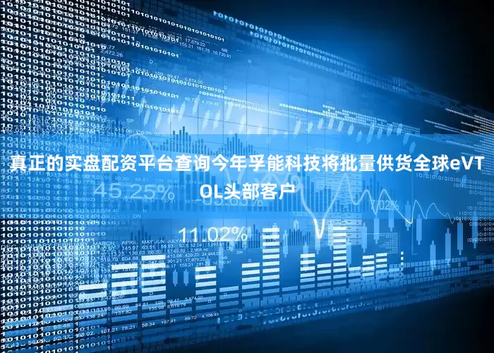 真正的实盘配资平台查询今年孚能科技将批量供货全球eVTOL头部客户